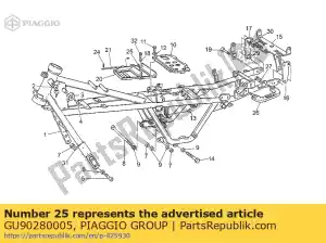 Piaggio Group GU90280005 podk?adka bezpiecze?stwa - Dół