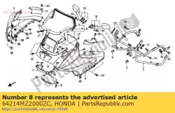 Qui puoi ordinare imposta illus * tipo14 * da Honda , con numero parte 64214MZ2000ZC: