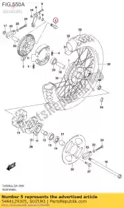 suzuki 5444129305 came, frein - La partie au fond