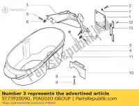 5773920090, Piaggio Group, protector contra salpicaduras     , Nuevo