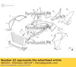 Aqui você pode pedir o lh suporte em Piaggio Group , com o número da peça 899347: