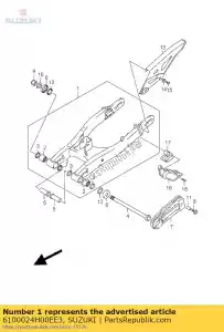 suzuki 6100024H00EE3 braço oscilante dr1 - Lado inferior