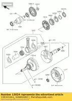 130341061, Kawasaki, bearing-big end,pk32x kl250-d2 kawasaki klf klr kvf 250 300 1985 1986 1987 1988 2000 2001 2002 2003 2004 2005 2006, New