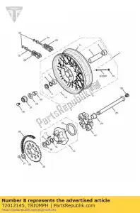 triumph T2012145 spaak achter rechts binnen - Onderkant