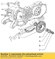 825059, Aprilia, v-belt, New