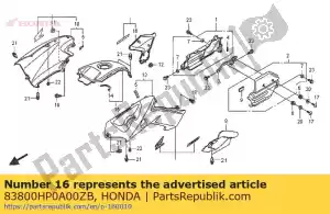 honda 83800HP0A00ZB ok?adka komp., r. bok * r232 * (r232 patriota czerwony) - Dół