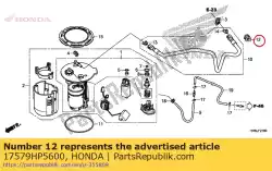 Tutaj możesz zamówić gumowy, w?? Doprowadzaj? Cy paliwo od Honda , z numerem części 17579HP5600: