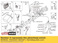 Aprilia 854830, Corno, OEM: Aprilia 854830