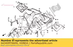 Here you can order the stay comp.,r. Lowe from Honda, with part number 64340MT6600: