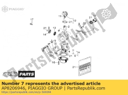 Aprilia AP8206946, D?wignia, OEM: Aprilia AP8206946