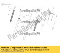 AP8223041, Aprilia, stecker, Neu