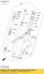 Here you can order the cap,fork from Suzuki, with part number 5118906J20: