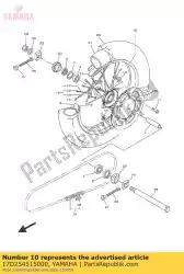 tandwiel, aangedreven (51t) van Yamaha, met onderdeel nummer 17D254515000, bestel je hier online: