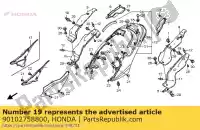 90102758800, Honda, bolt, p.t.o. return spring, 6mm honda xl 1000 1999 2000 2001 2002 2003 2004 2005 2006 2007 2008 2009 2010 2011, New