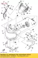 B4C2836100P1, Yamaha, p?yta, przód yamaha  660 2018, Nowy