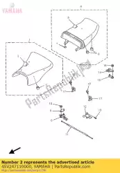Tutaj możesz zamówić pokrycie, jednoosobowe od Yamaha , z numerem części 4SV247110000: