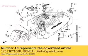 honda 17613KY1000 almofada, rr. tanque de combustível - Lado inferior