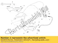 GU05570233, Piaggio Group, rechts zijpaneel. grijs moto-guzzi breva breva v ie norge sport zgulps01, zgulpt00, zgulps03 850 1100 1200 2005 2006 2007 2008 2014 2016 2017, Nieuw