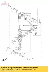 Ici, vous pouvez commander le guide, ressort 3 auprès de Yamaha , avec le numéro de pièce 33D222340000: