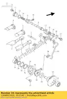 1268001820, Suzuki, Atuador, exh.va suzuki rm 80 125 250 1998 1999 2000 2001, Novo