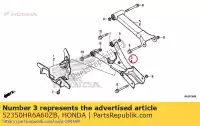 52350HR6A60ZB, Honda, ass. braccio, r. rr. inferiore *tipo1* honda  420 500 2017 2018 2019, Nuovo