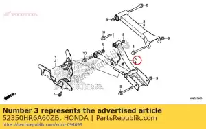 honda 52350HR6A60ZB arm assy., r. rr. lower *type1* - Bottom side