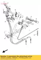 3XW261220000, Yamaha, handlebar (right) yamaha fj fja 1200, New