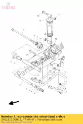 Ici, vous pouvez commander le bras arrière comp. Auprès de Yamaha , avec le numéro de pièce 3FA221100033: