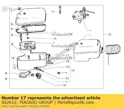 Qui puoi ordinare regolatore da Piaggio Group , con numero parte 002612: