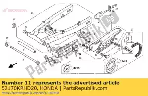 honda 52170KRHD20 no hay descripción disponible - Lado inferior