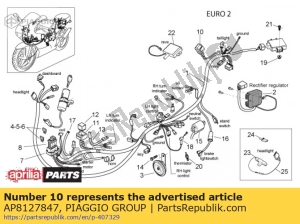 aprilia AP8127847 lampeggiatore - Il fondo