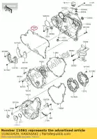 110610429, Kawasaki, 01 joint, couvercle d'embrayage kawasaki klr650 650 , Nouveau