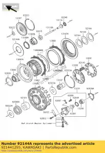 kawasaki 921441295 ressort, embrayage vn1500-a2 - La partie au fond