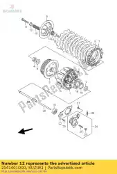 Here you can order the spacer,clutch s from Suzuki, with part number 2141401D00: