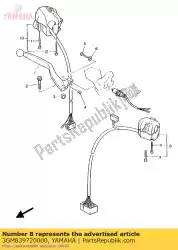 schakelaar, handvat 4 van Yamaha, met onderdeel nummer 3GM839720000, bestel je hier online: