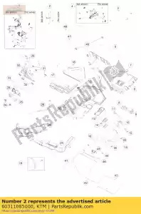 ktm 60311085000 bedrading motor - Onderkant