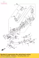 5PX147550000, Yamaha, guarnizione, silenziatore yamaha  mt tdm wr xvs yz 250 450 900 1300 1670 2002 2003 2004 2005 2006 2007 2008 2009 2010 2011 2012 2013 2014 2015 2016 2017 2018 2019 2020, Nuovo