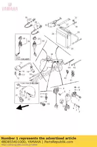 yamaha 4BD855401000 c.d.i. unidade de montagem - Lado inferior