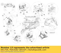 Tutaj możesz zamówić wtyczka od Piaggio Group , z numerem części 641754: