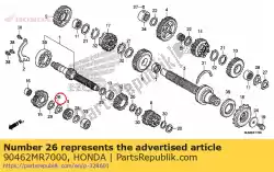 Tutaj możesz zamówić podk? Adka, blokada, 25mm od Honda , z numerem części 90462MR7000: