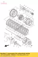 1D7163700000, Yamaha, koppeling baas assy yamaha xv 1900 2006 2007 2008 2009 2011 2012, Nieuw