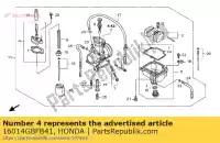 16014GBFB41, Honda, conjunto superior honda cr 85 2005 2006 2007, Nuevo