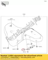 110540417, Kawasaki, soporte, asiento vn1700a9f kawasaki  vn vulcan 900 1700 2009 2010 2011 2012 2013 2014 2015 2016 2017 2018 2019 2020 2021, Nuevo