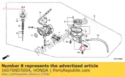Aqui você pode pedir o oring, 1. 3x4. 3 em Honda , com o número da peça 16076ND5004:
