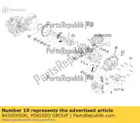 843000500, Piaggio Group, borgring ape vin: mbx000t58rc001005, motor: s4c8257973 vin: zapt42pmc, zapt42p00, motor: tbp4m 200 400 2013 2014 2015 2016 2017 2018 2019 2020 2021 2022, Nieuw