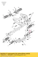 T2081017, Triumph, chape assy lh triumph america carbs america efi speedmaster carbs speedmaster efi 790 865 2002 2003 2004 2005 2006 2007 2008 2009 2010 2011 2012 2013 2014, Nouveau