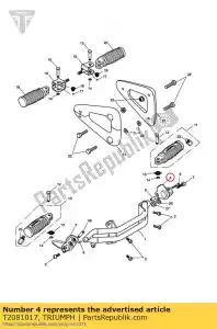 triumph T2081017 clevis assy lh - Bottom side