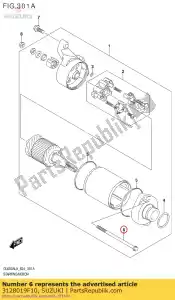 Suzuki 3128019F10 definir parafuso - Lado inferior