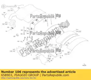 Piaggio Group 658903 supporto - Il fondo