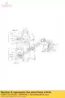 43DF151H5000, Yamaha, label 5 yamaha yfm 90 2009, New